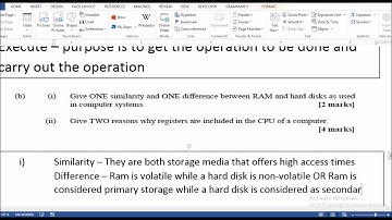 Cape Computer Science Unit 1|Past Papers and Answers|#2
