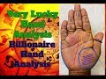 #learnpalmistryonline #SaiSuvajit Very Lucky hand Analysis Billionaire Sign Palmistry