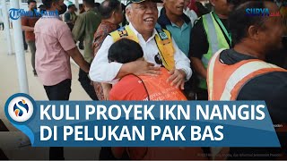 AJAK MAKAN Siang Bareng Pekerja Proyek IKN, Jokowi Ajak Ngobrol dan Beri Hadiah Sepeda