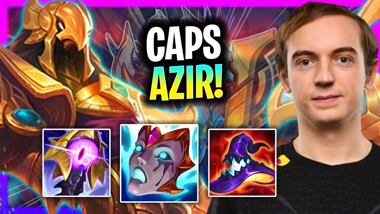 CAPS IS READY TO PLAY AZIR! | G2 Caps Plays Azir Mid vs Syndra! Season ...