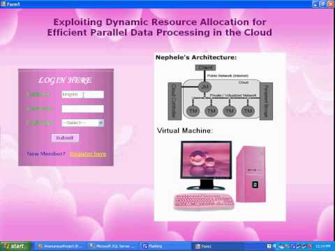 DOTNET 2011 IEEE Project Exploiting Dynamic Resource Allocation