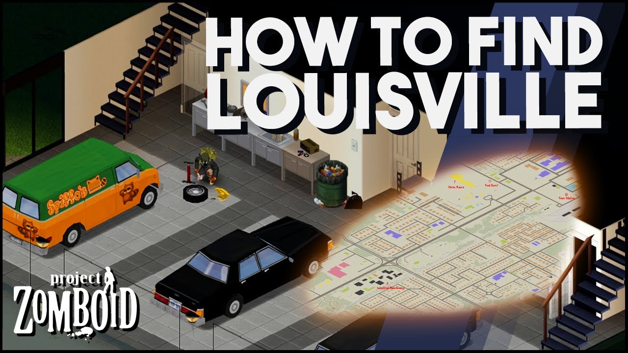How To Get To Louisville From Any Spawn Location! A Project Zomboid Guide To Finding Louisville!