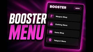 FREE Booster Menu Script Fivem