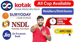 Kotak Mahindra Bank CSP Point | ₹2100 Commission Per AC | IIBF Certificate Free | No Pressure!