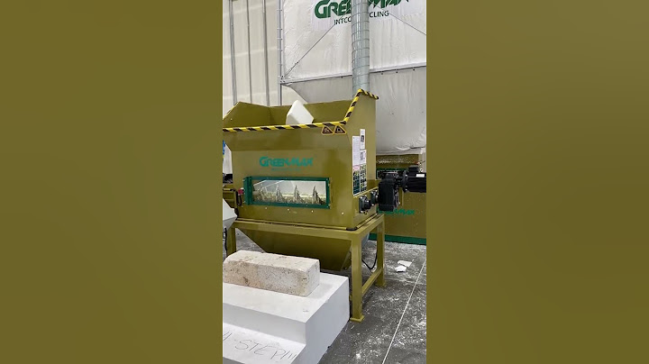 GREENMAX Foam Densifier M-C300 for Recycling Styrofoam in USA