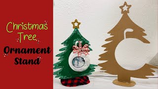 Christmas Tree Ornament Stand | Chipboard | Cricut Maker screenshot 2