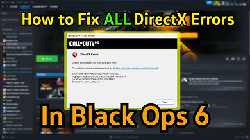 How to fix Most or All DirectX errors on Call Of Duty Black Ops 6 #blackops6 #callofduty #directx