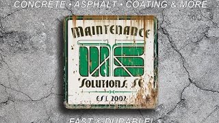 Maintenance Solutions Concrete and Asphalt Repair
