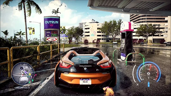 Need for Speed Heat - BMW i8 Roadster 2018 - Open World Free Roam Gameplay (PC HD) [1080p60FPS]