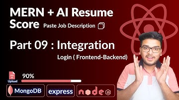 Part 09 Integration - Login (Frontend-Backend) | AI Resume Scorer Project | MERN+AI