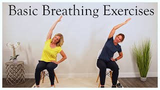 Easy chair exercises for seniors to improve breathing | COPD, pulmonary rehab, shortness of breath