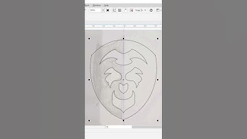 Tiger Head logo design | Speed art #shorts #youtubeshorts #ytshorts #coreldraw #graphicdesign