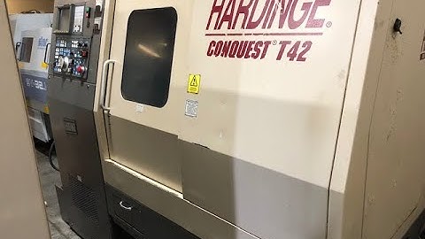 HARDINGE CONQUEST T-42 CNC TURNING CENTER