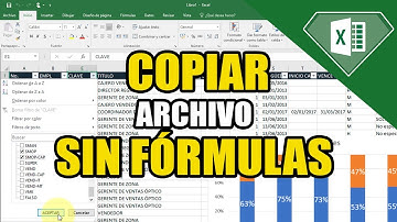 COMO COPIAR UNA HOJA DE CALCULO A OTRO LIBRO SIN FORMULAS Y SIN ERRORES EN EXCEL TRUCO ✅