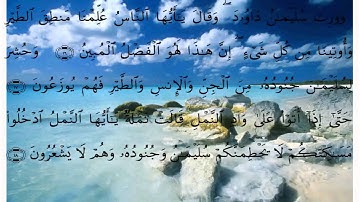 سورة النمل الايات 1 الى 26