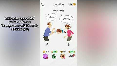 Braindom Level 140 Who is lying?