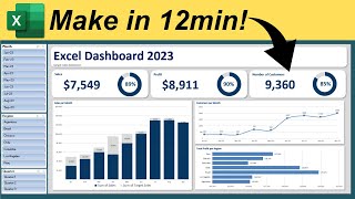 Make an Awesome Excel Dashboard in Just 12 Minutes