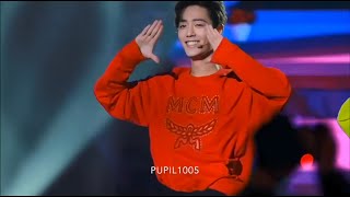 Xiao Zhan ~ X-Nine performing 颜值说 (Face Face) [XZ-focused fancam, cr. on vid]