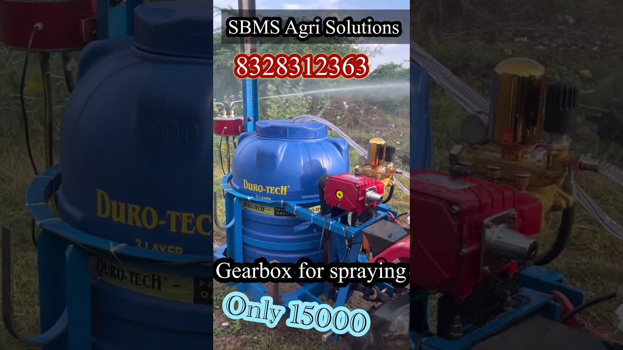 Tractor sprayer’s gearbox attachment @15000 only 