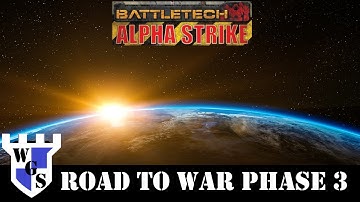 Road to War Phase 3 | BattleTech Alpha Strike Battle Report | Tamar Rising Chaos Campaign