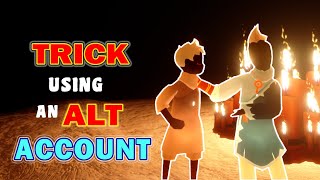 A Trick Using An Alternative Account - Sky Children of The Light || Sky Cotl Alt Account Trick