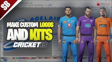 How to make custom LOGO and KITS for CRICKET 19