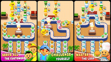 Yummy Food: Sorting Game All Mobile Video Gameplay