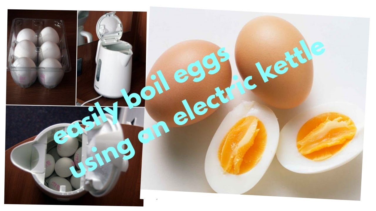 Easily Boil eggs using an electric kettle inside the hotel 😁 YouTube