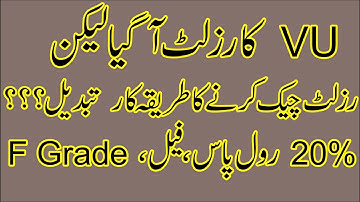 how to check vu result 2022,difference between cgpa and effective cgpa, vu result 2022, #vu #result