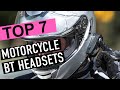 BEST MOTORCYCLE BLUETOOTH HEADSETS!