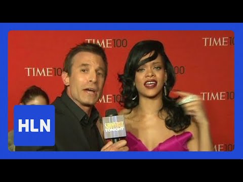 Rihanna shows AJ Hammer how to pronounce her name