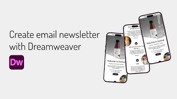 How to Create an Email Newsletter in Adobe Dreamweaver | Step-by-Step Tutorial