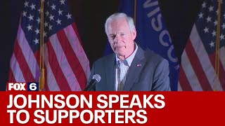 US Senate race: Ron Johnson addresses supporters | FOX6 News Milwaukee
