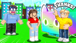 We Traded Away Our Brothers Rainbow Huge Cat (Roblox Pet Simulator X)