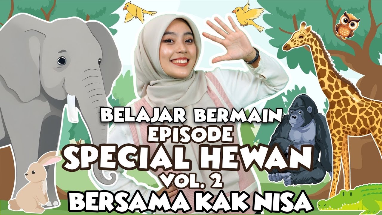 Belajar dan Bermain Spesial Hewan Vol 2 - Belajar Kata, Lagu Interaktif, Belajar Bicara Untuk Balita Belajar dan Bermain Spesial Hewan Vol 2 - Belajar Kata, Lagu Interaktif, Belajar Bicara Untuk Balita