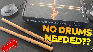 The Ultimate Solution To Low Volume Drumming! Aeroband Pocket Drum 2 Plus
