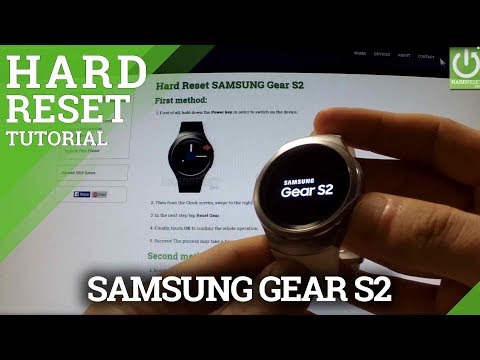 하드 리셋 SAMSUNG Gear S2-복구 모드로 공장 초기화