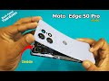 How to open moto edge 50 pro back panel  moto edge 50 pro back panel disassembly