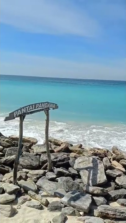 jalan pinggiran pantai Pandawa @Bali #shorts