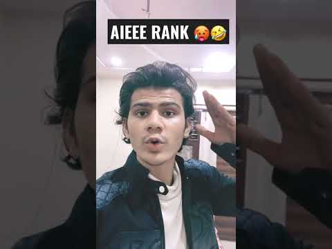 AIEEE RANK 🥵🤣