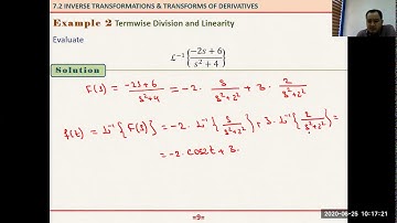 Inverse Transforms and Transforms of Derivatives-1