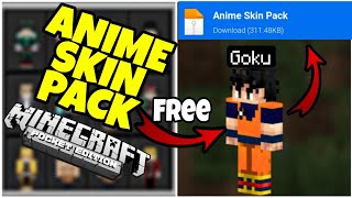 How To Download Anime Skin Pack | MCPE | HINDI | screenshot 1