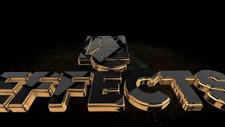 After Effects  Black Gold Epic Logo Intro || KC Effects