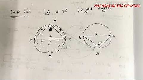 Law of sines(or) Sine Formula