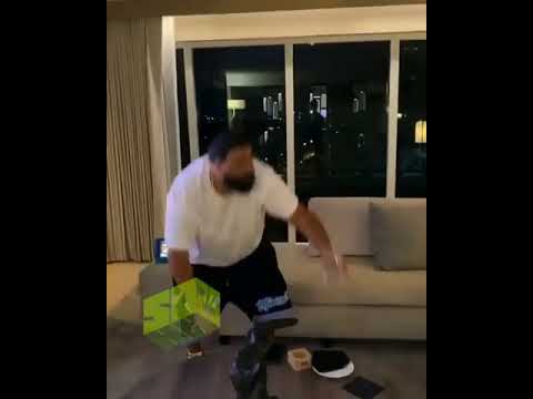 Watch: DJ Khaled Celebrats Miami Heat Moving Into The Finals