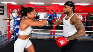 I Boxed A WORLD CHAMPION.. 🥊 (Alycia Baumgardner) screenshot 3