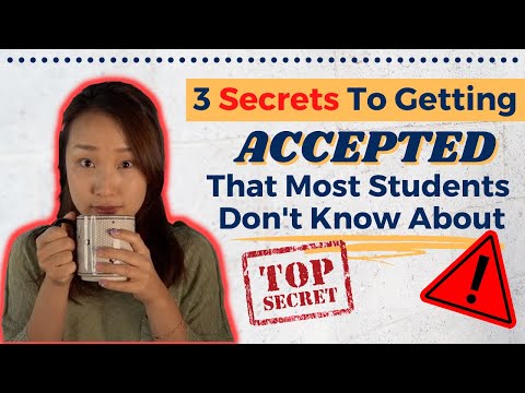 3 Secrets To Getting ACCEPTED That Most Students Don't Know About // Julie Kim Consulting