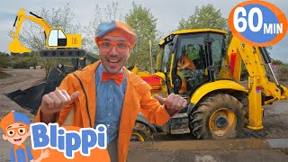 blippi learns to use excavators blippi wonders educational videos for kids