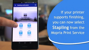 How to set up printer stapling  | Mopria Print Service for the workplace