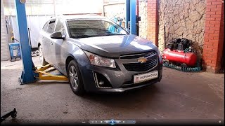 Переборка стартера и замена втягивающего реле на Chevrolet Cruze 1,8 Шевроле Круз 2015 года